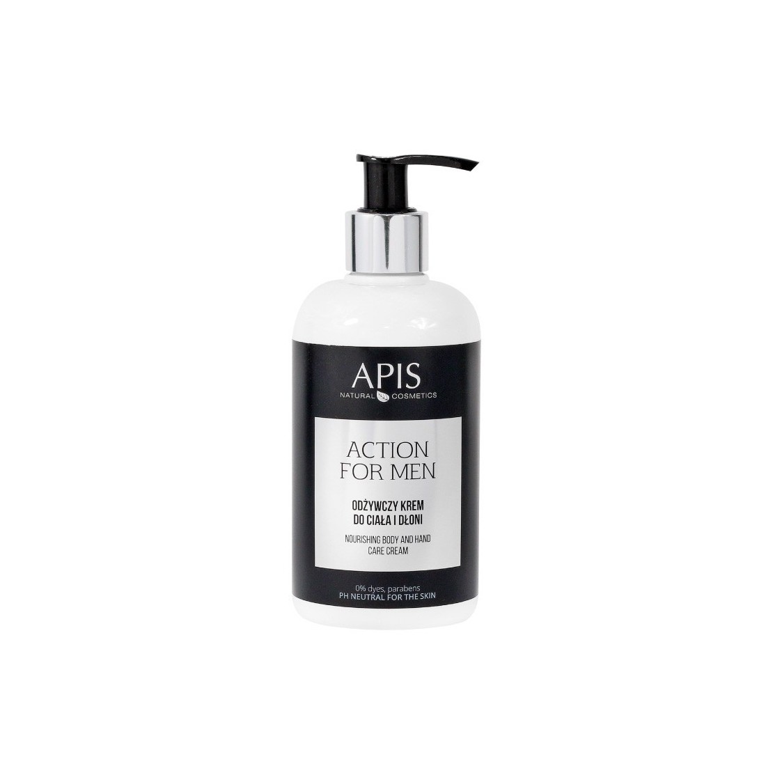 APIS ACTION FOR MEN MAITINAMASIS KŪNO IR RANKŲ BALZAMAS VYRAMS, 300 ML
