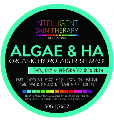 Intelligent Skin Therapy Pro Hidrolatinė kaukė "Algae HA" plonai, sausai odai