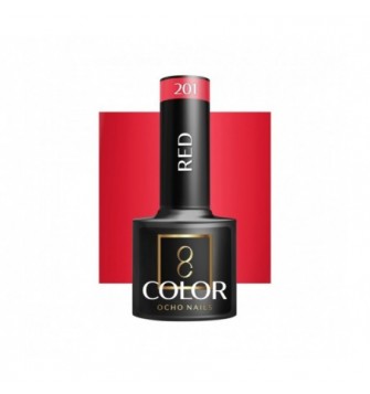 OCHO NAILS Lakier hybrydowy red 201 -5 g