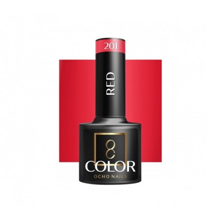 OCHO NAILS Lakier hybrydowy red 201 -5 g