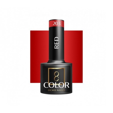 OCHO NAILS Lakier hybrydowy red 203 -5 g