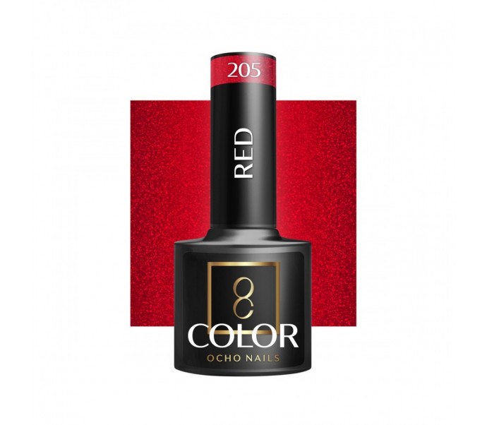 OCHO NAILS Lakier hybrydowy red 205 -5 g