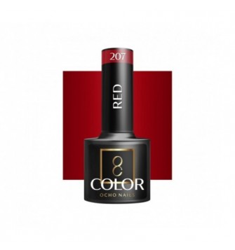 OCHO NAILS Lakier hybrydowy red 207 -5 g