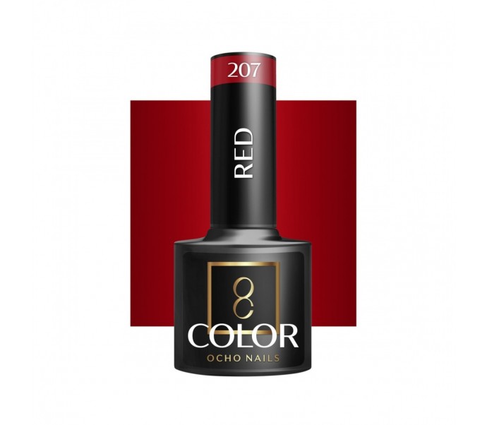 OCHO NAILS Lakier hybrydowy red 207 -5 g
