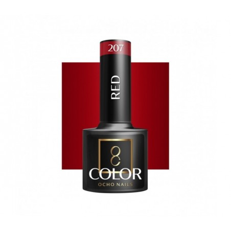 OCHO NAILS Lakier hybrydowy red 207 -5 g