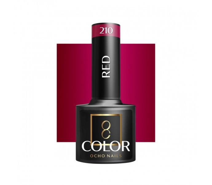 OCHO NAILS Lakier hybrydowy red 210 -5 g