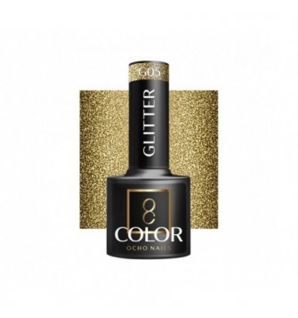 Gelinis lakas OCHO NAILS Glitter G05