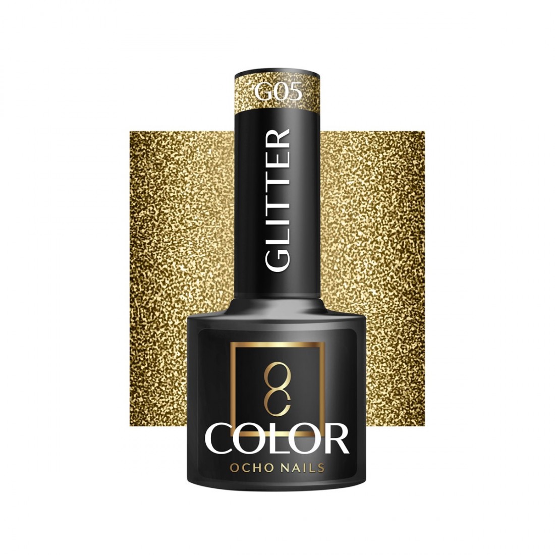 Gelinis lakas OCHO NAILS Glitter G05