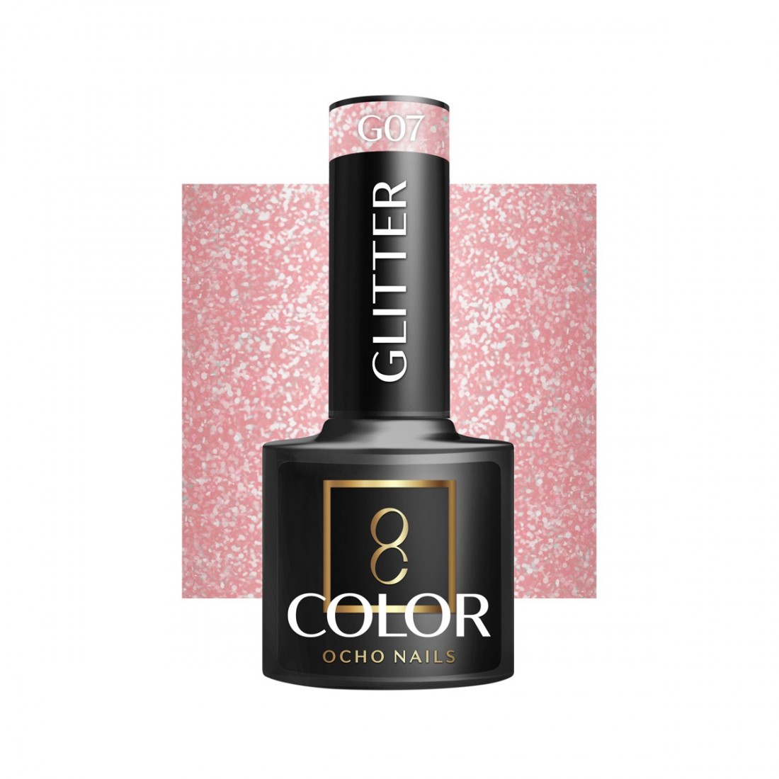 Gelinis lakas OCHO NAILS Glitter G07