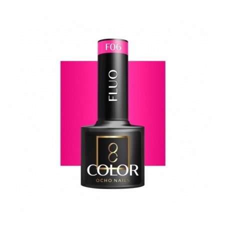 OCHO NAILS Lakier hybrydowy fluo F06 -5 g