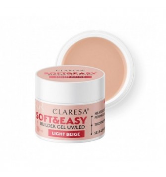 Claresa żel budujący Soft&Easy gel light beige 45g