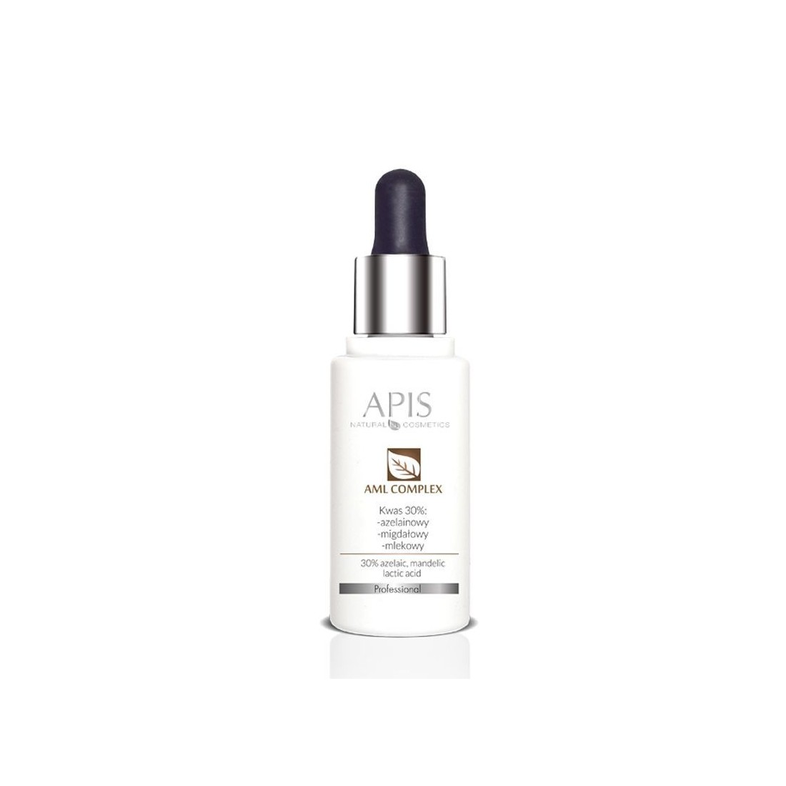 APIS rūgščių kompleksas 30%, 30 ml (azelaino + migdolų + pieno)