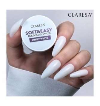Claresa żel budujący Soft&Easy gel milk white 12g 