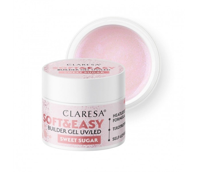 Claresa żel budujący Soft&Easy gel sweet sugar 12g 