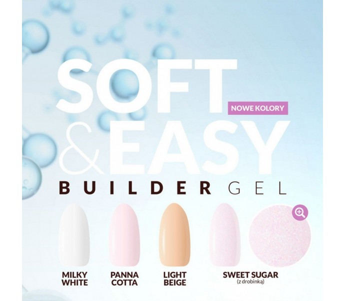 Claresa statybinis gelis Soft&Easy light beige 90g
