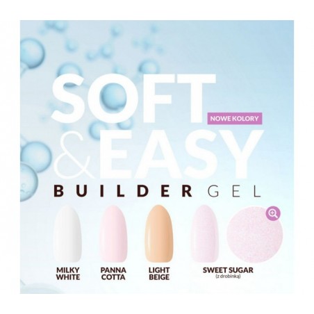 Claresa statybinis gelis Soft&Easy light beige 90g