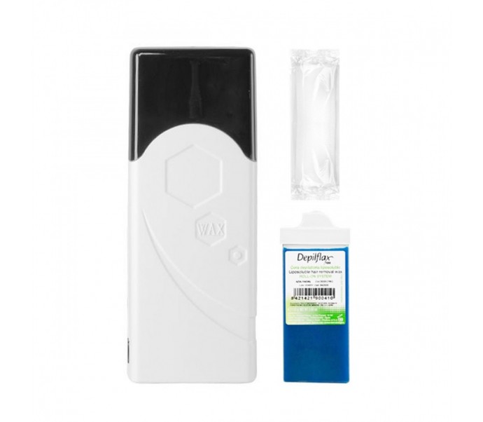 iWax depiliacijos rinkinio volelis Single F-0 40W baltas + volelis + depiliacijos juostelės