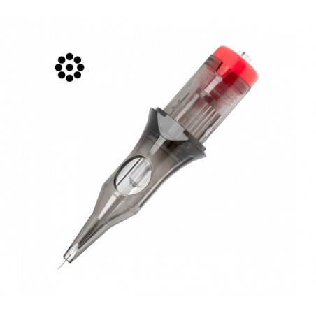 El Cartel V2 tatuiruočių kasetė - 0,35 9RL Ilgas kūgis 10 vnt.