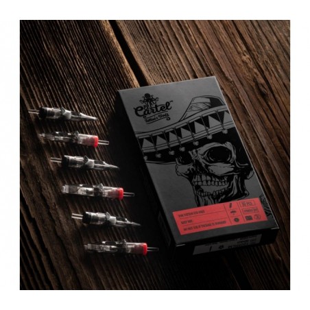 El Cartel V2 tatuiruočių kasetė - 0,35 3RL Ilgas kūgis 10 vnt.