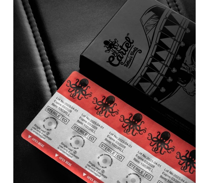 El Cartel V2 tatuiruočių kasetė - 0,35 3RL Ilgas kūgis 10 vnt.