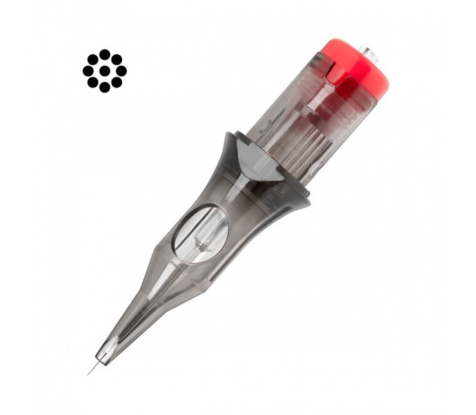 El Cartel V2 tatuiruočių kasetė - 0,30 9RL Ilgas kūgis 10vnt.