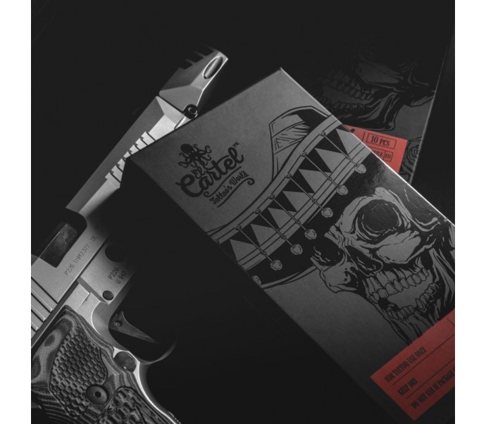 El Cartel V2 tatuiruočių kasetė - 0,30 9RL Ilgas kūgis 10vnt.