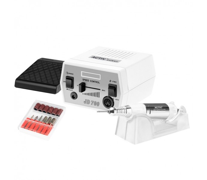 NAGŲ FREZA MANIKIŪRUI IR PEDIKIŪRUI JD 700 WHITE