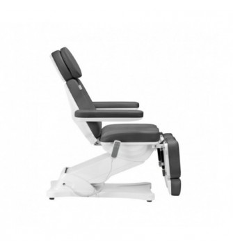 Elektryczny fotel kosmetyczny SILLON CLASSIC 2 silniki pedi szary