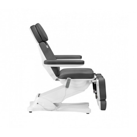 Elektryczny fotel kosmetyczny SILLON CLASSIC 2 silniki pedi szary