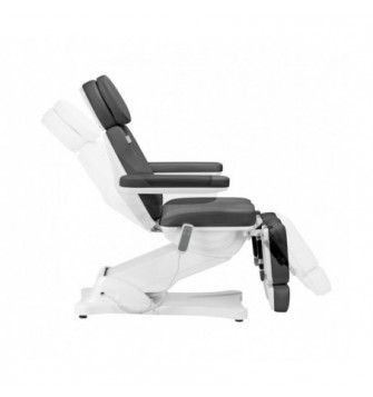 Elektryczny fotel kosmetyczny SILLON CLASSIC 2 silniki pedi szary