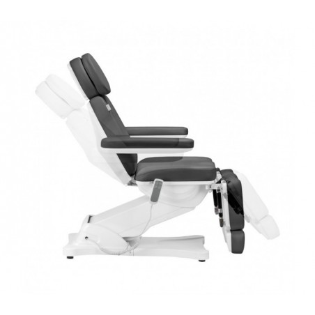 Elektryczny fotel kosmetyczny SILLON CLASSIC 2 silniki pedi szary