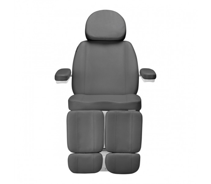 Elektryczny fotel kosmetyczny SILLON CLASSIC 2 silniki pedi szary