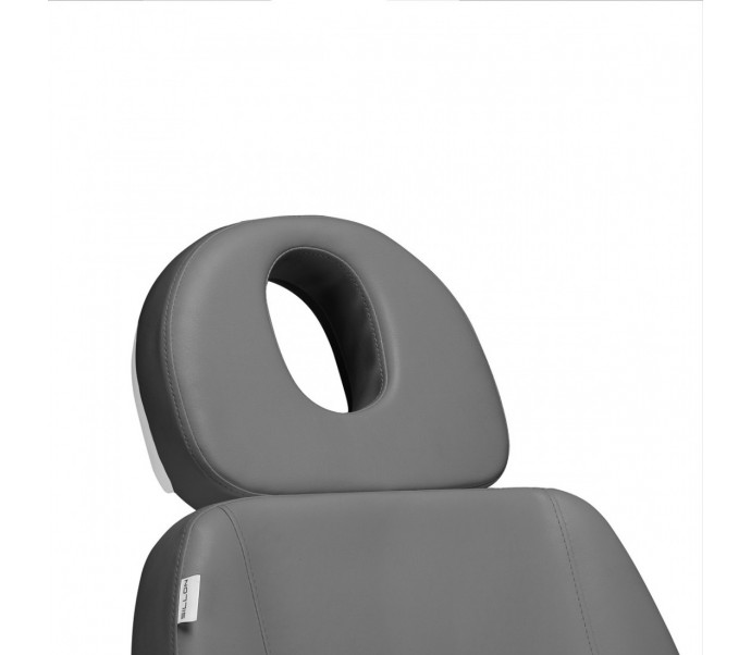 Elektryczny fotel kosmetyczny SILLON CLASSIC 2 silniki pedi szary