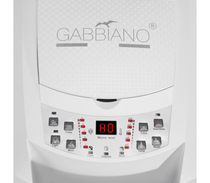 Gabbiano sauna fryzjerska stojąca 408D biała z aktywnym ozonem