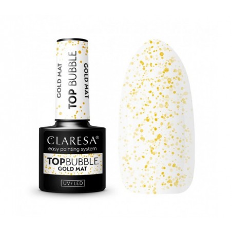 Claresa topas matinis Bubblebe lipnumo aukso spalvos -5g
