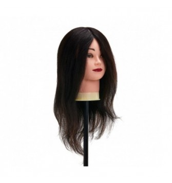 Gabbiano WZ1 kirpėjų mokymo galva, natūralūs plaukai, spalva 1H, ilgis 30cm