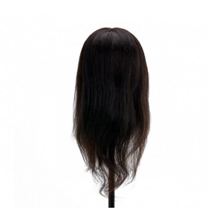 Gabbiano WZ1 kirpėjų mokymo galva, natūralūs plaukai, spalva 1H, ilgis 30cm