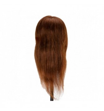 Gabbiano WZ1 kirpėjų mokymo galva, natūralūs plaukai, spalva 4H, ilgis 30cm