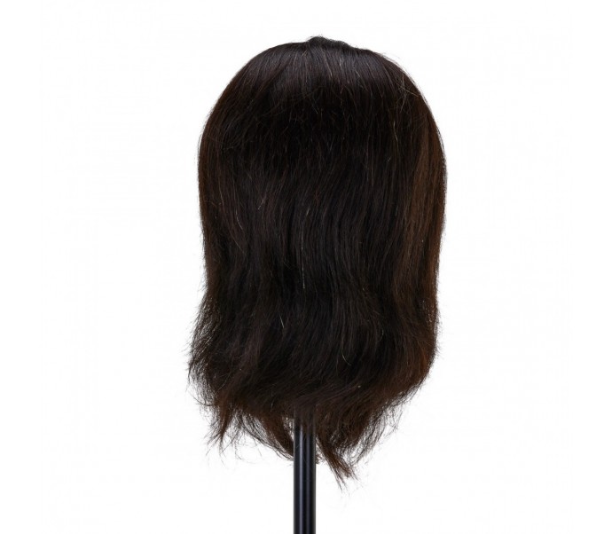 Gabbiano WZ4 treniruočių galvutė su barzda, natūralūs plaukai, spalva 1H, ilgis 22cm