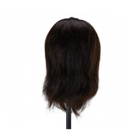 Gabbiano WZ4 treniruočių galvutė su barzda, natūralūs plaukai, spalva 1H, ilgis 22cm