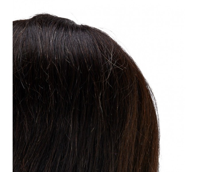 Gabbiano WZ4 treniruočių galvutė su barzda, natūralūs plaukai, spalva 1H, ilgis 22cm