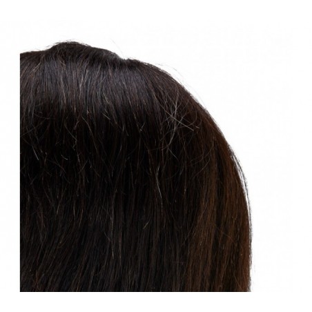 Gabbiano WZ4 treniruočių galvutė su barzda, natūralūs plaukai, spalva 1H, ilgis 22cm