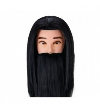 Gabbiano WZ4 kirpėjų treniruočių galvutė su barzda, sintetiniai plaukai