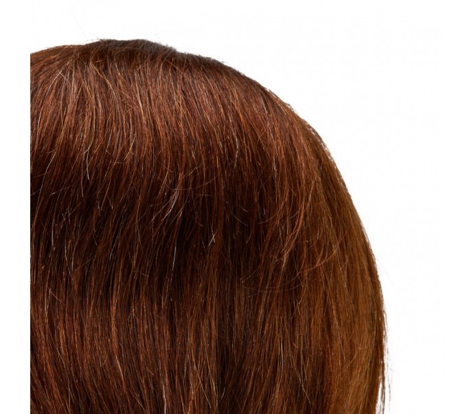 Gabbiano WZ4 treniruočių galva su barzda, natūralūs plaukai, spalva 4H, ilgis 22cm