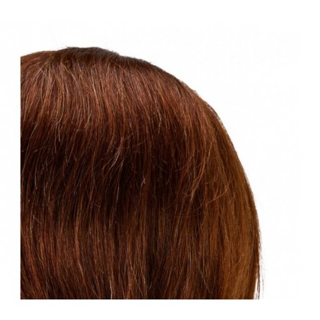 Gabbiano WZ4 treniruočių galva su barzda, natūralūs plaukai, spalva 4H, ilgis 22cm