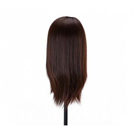 Główka treningowa z brodą fryzjerska Gabbiano WZ4 syntetyczne włosy, kolor 4H, długość 8"+6"