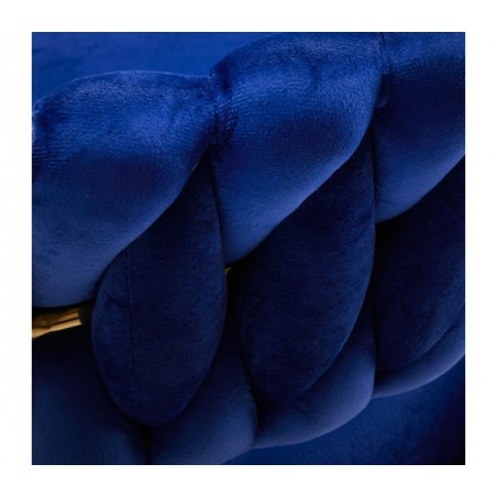 4Rico pasukama kėdė QS-GW01G aksominė tamsiai mėlyna