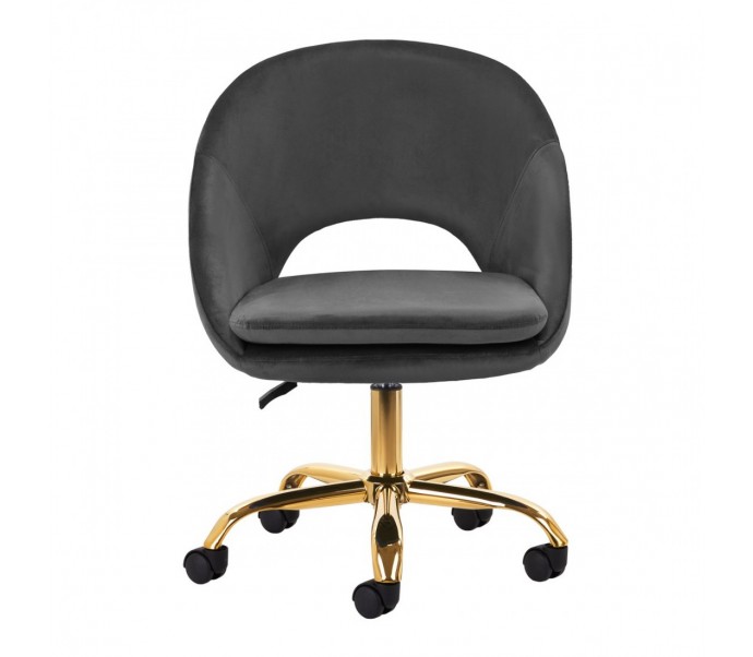 4Rico pasukama kėdė QS-MF18G pilkas aksomas