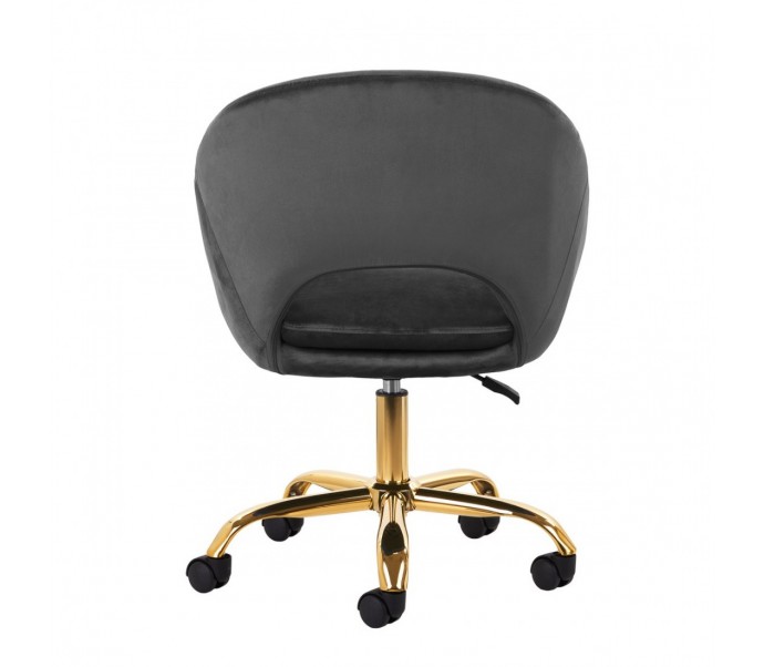 4Rico pasukama kėdė QS-MF18G pilkas aksomas