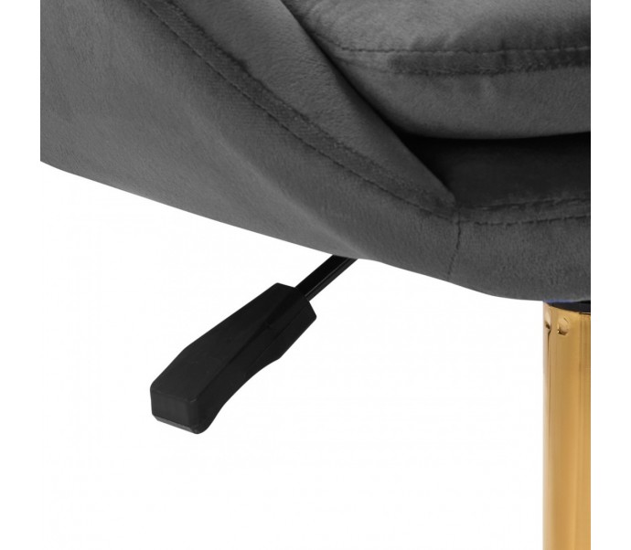 4Rico pasukama kėdė QS-MF18G pilkas aksomas